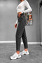 Julia Milano Mom Jeans Daily Wear Comfortable Boyfriend Smoked Women's Trousers New Season(2026) - 2