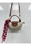 Women's Mini Linen Hand Shoulder Bag