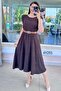 Crew Neck Padded Aerobin Dress 4Y251