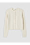 Rmz Gi̇yi̇m Farkiyla Zero Roba Collar Women's Knitwear Cardigan - 6