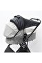 Universal stroller accessories sunshade, UV-protective stroller canopy cover, stroller/car seat sun visor (with window) - 4