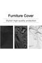 2-Pack Garden Chair Covers - Waterproof For Folding Chairs Weatherproof Furniture Suitable outdoor areas such as gardens, balconies, or patios Gray - 3