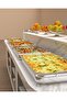 6-Pack Full Size Steam Table Pans with Handle, 2.5 in Deep Restaurant Steam Table Pans Commercial, Anti-Jamming Hotel Pan Stainless Steel - 7