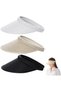 Sun Hats 3-Pack Unisex Adjustable One Size UV Beach Hat Fabric Lining Hiking Fishing Outdoor Golf Tennis Baseball Running Sports