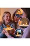 LED bedside lamp, wooden night light (2-piece set, large + small), children's mushroom night light, USB wireless baby bedside lamp - 4