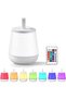 Children's night light, touchscreen, remote control, rechargeable LED, 4 adjustable settings, 16 colors, adult night light bedside lamp (white)