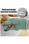 A pair of heat-resistant oven mitts, microwave baking mitts, non-slip and heat-resistant kitchen gloves, for cooking, grilling, and home baking. - 4