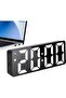 Silent Digital Alarm Clock Room Mode Large LED Display Desktop Temperature Date Time Electronic Office Time Date - 3