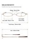 2-Pack Reading Glasses, Slim Metal Spring Hinge, Classic Style, Small Lightweight Reading Aid Glasses for Men and Women, with Case, Gold (1.0+) - 2