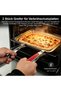2-Pack Stainless Steel Kitchen Heat-Insulating Clips with Silicone Non-Slip Handle - For Ovens, Air Fryers & Microwaves - 4