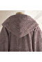 Elora 100% Cotton Hooded Women's Bathrobe Dusty Rose Xl/2Xl - 4
