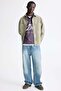 Washed-look twill overshirt - 2
