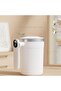 Leak-proof coffee stirrer with USB rechargeable battery, stainless steel insulated cup, 400ml large capacity, green. - 3