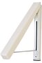 Foldable Wall Coat Rack Extendable Multifunctional Invisible Clothes Drying Stainless Steel Hook for Balcony Hotel Bathroom Bedroom