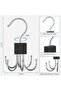 2 pieces 360° rotating belt hanger, space-saving closet organizer for belts, scarves, and accessories - 4