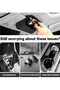 Sun visor and sunglasses holder car interior accessories - for car sun visors (black) - 2
