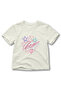 Girl's Dream Written Star Printed Pastel Patterned Crew Neck Short Sleeve T-Shirt