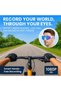 Smart Camera Glasses, 1080P Sports Glasses, HD Video Recording, Cycling Sunglasses, Wearable Audio and Wireless Video, Unisex, Blue - 2