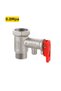 Dual-Outlet Garden Pressure Relief Valve 1/2" Wall Outdoor Leak-Proof for Car Wash Irrigation 0.8 MPa 2-Pack - 2