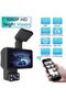 Car video recorder, dual-lens dashcam, night vision DVR video camera, 1080P FHD - 4
