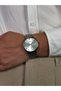 Vintage White Dial Numeral Men's Wristwatch Stainless Steel Case Steel Band Durable Colorfast Men's Wristwatch - 6