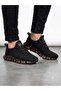 Men's black orthopedic imported sole casual sneaker walking shoes - 3