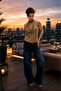 Premium Backless Shimmering Halter Neck Blouse - 2