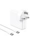 Replacement 61W USB-C Power Charger for MacBook Air 13 M2, Air 15 M1, Pro 14 M2, Pro 16 M3 with High Speed Output Cable