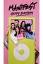 Manifest Birthday Decoration Set – 100X180 cm Banner, 40 Latex Balloons, Background Curtain, Tablecloth & Metallic Table Skirt Party Set - 3