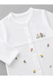 Premium Embroidery Detailed Newborn Footed Jumpsuit and Beanie Set – 100% Cotton (Seasonal) - 2