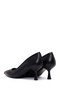 Women's Black Thin Heeled Leather Stiletto Af200020Dv - 7