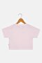 Toddlers Girl Graphic Print Short Sleeve Top, Pink - 2