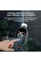 Thermometer - Shower Thermometer - Thermometer and Display - Waterproof - Water Thermometer - Suitable for Shower and Bath - Black - 3