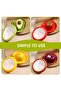 2-Piece Avocado Storage Container Set - Silicone Fruit & Vegetable Antioxidant Reusable Fridge Container - For Halved Avocados - Easy Clean - Green - 5