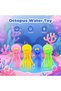 Set of 4 octopus-shaped water balloons, pool toys, reusable, water bombs, for pool, beach, bathtubs - 5