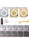 Magnifying Glass Desk Lamp LED Lighting Standing Built-in Magnifying Glass 10x Magnification 3 Color Modes 10 Dimming Levels Black - 4