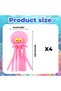 Set of 4 octopus-shaped water balloons, pool toys, reusable, water bombs, for pool, beach, bathtubs - 2