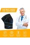 Sports Knee Brace with Lateral Stabilizers & Rubber Pads - Adjustable Ligament Support Patella Bandage for Joint Pain - 4