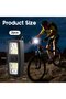 Clip-on headlamp, running light, mini 2-piece set, yellow, USB-C, 7 lighting modes, camping hiking - 4