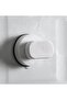 4-Pack Suction Cup Glass Door and Window Handles / Bathroom Grab Bars (White)