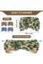 Set of 4 Women Headbands Wide and Narrow Elastic Boho Headbands Leopard Print and Tie Dye Headbandanas for Yoga Sports Spa Fashion Accessories