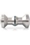 Stainless steel shower door handle for bathroom - 30mm - 1 piece - Modern design - 2