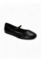 Textured Ballet Flats with Adjustable Strap - 2