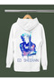 Ed Sheeran Printed Cotton Long Sleeve 3-Yarn Hooded Sweatshirt