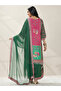 Printed Muslin Straight Kurta, Palazzos And Dupatta Set - 3
