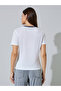 White Regular Fit Round Neck T-Shirt - 5