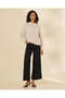 Women Black High Rise Wide Leg Jeans - 2