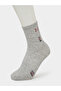 Pack of 5 - Printed Detail Ribbed Cuff Ankle Socks - 4