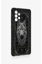 Samsung-A72 Compatible Ethnic Wolf Pattern Silicone Case - 3