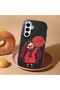 Samsung Galaxy A16 Compatible Case Camera Protector Black Silicone Couple Phone Case Girl Patterned - 2